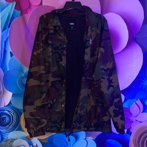 Vans windbreaker camo jacket
